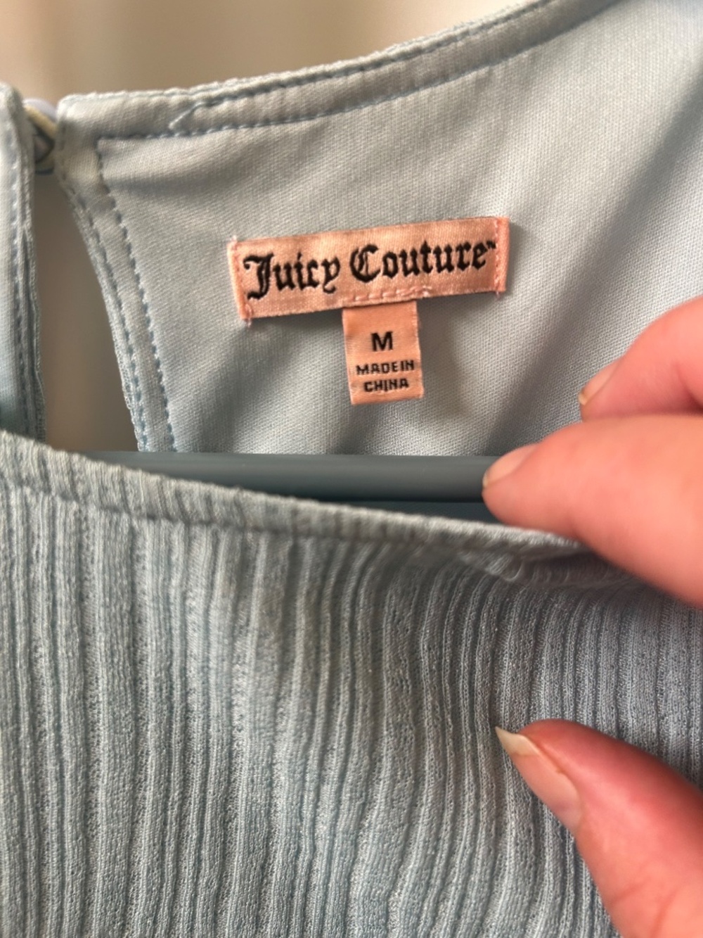 Juicy Couture Light Bluw Tank Top - Picture 2 of 2